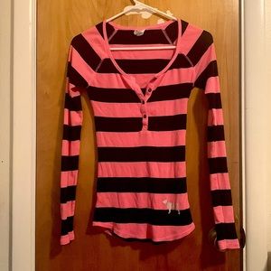 victoria secret pink henley